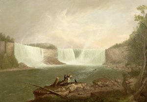 Niagara: Die Amerikanischen Fälle, ca. 1821